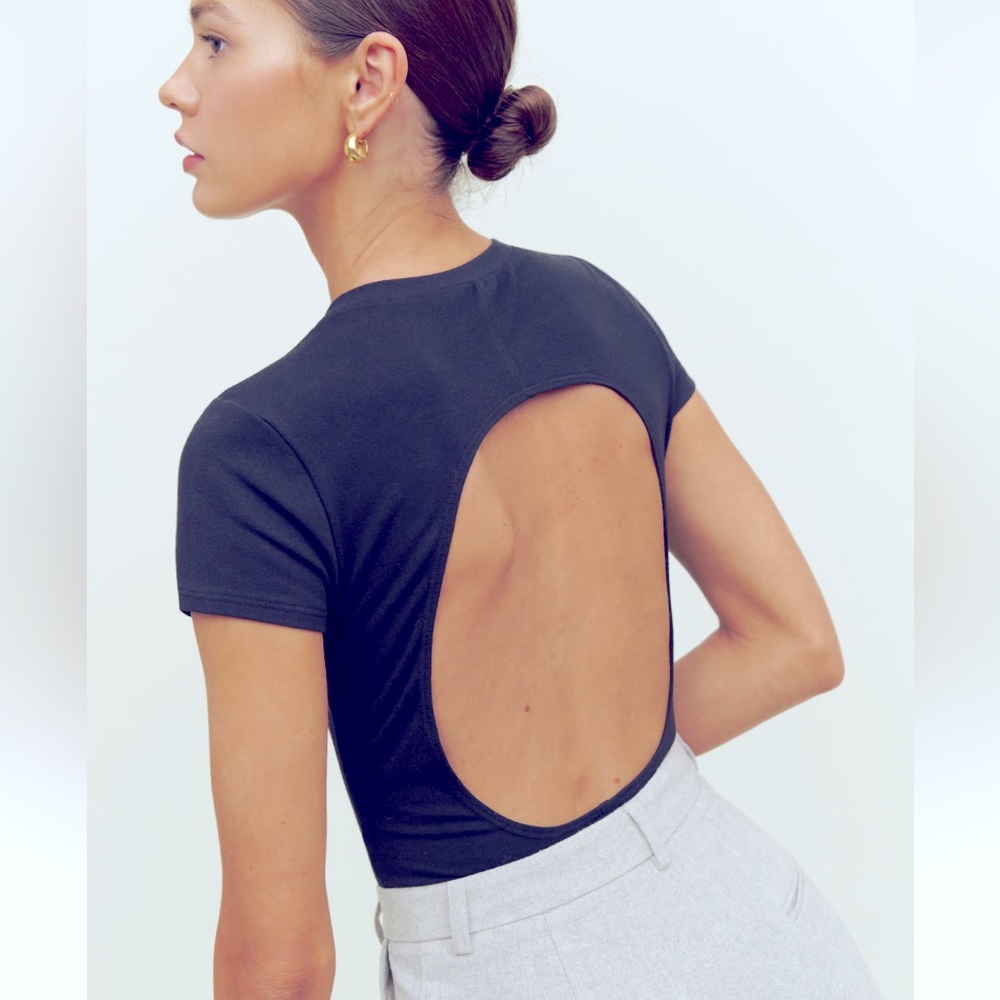 Malia Knit Bodysuit Reformation M
